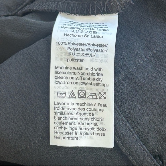 Madewell Black Drapey Paperbag Waist Pleated Cropped Pants Women’s 6 Workwear - Picture 9 of 9